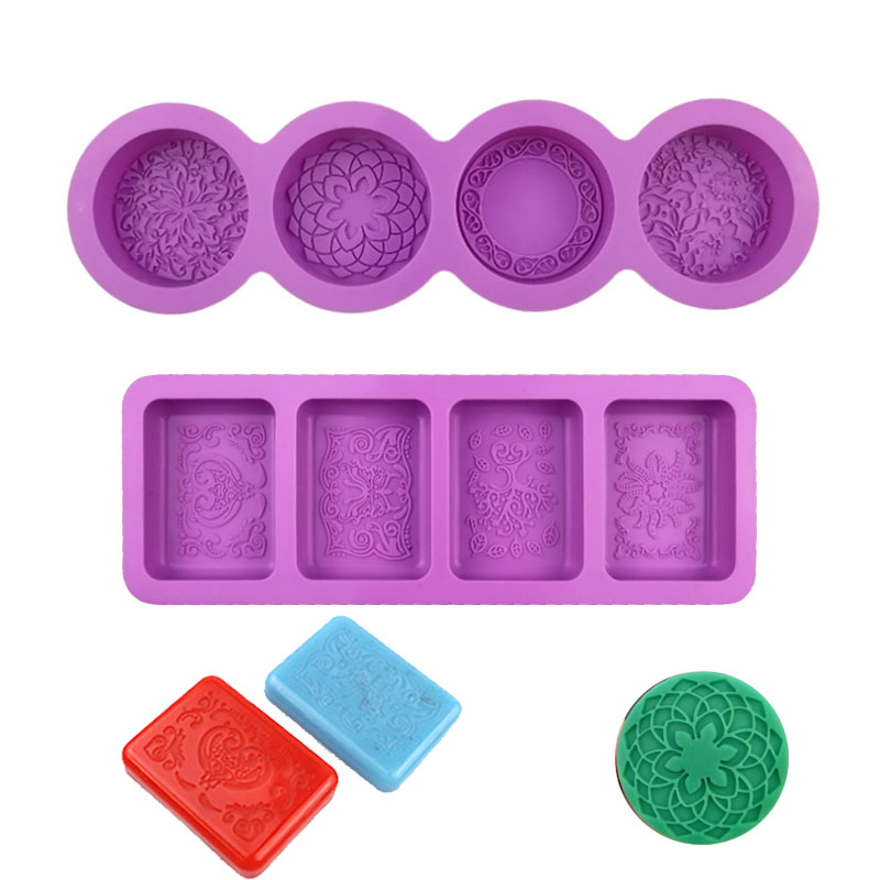 Bath Bomb Mold - Molde de silicona con patrón de