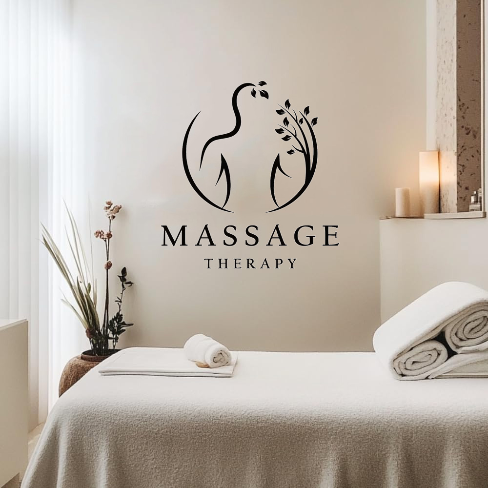 Home Spa Wellness - Vinilo decorativo de pared para terapia