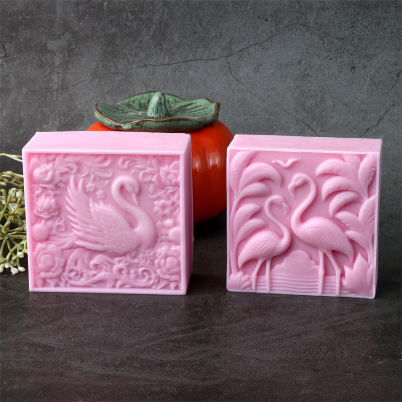 Bath Bomb Mold - Molde cuadrado 3D de silicona para