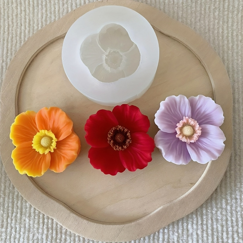 Molde de silicona 3Flower, vel - Bath Bomb Mold reseña y precio