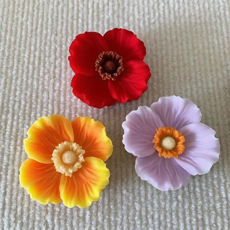 Molde de silicona 3Flower, vel - Bath Bomb Mold reseña y precio