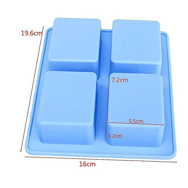 Molde rectangular de silicona  - Bath Bomb Mold reseña y precio