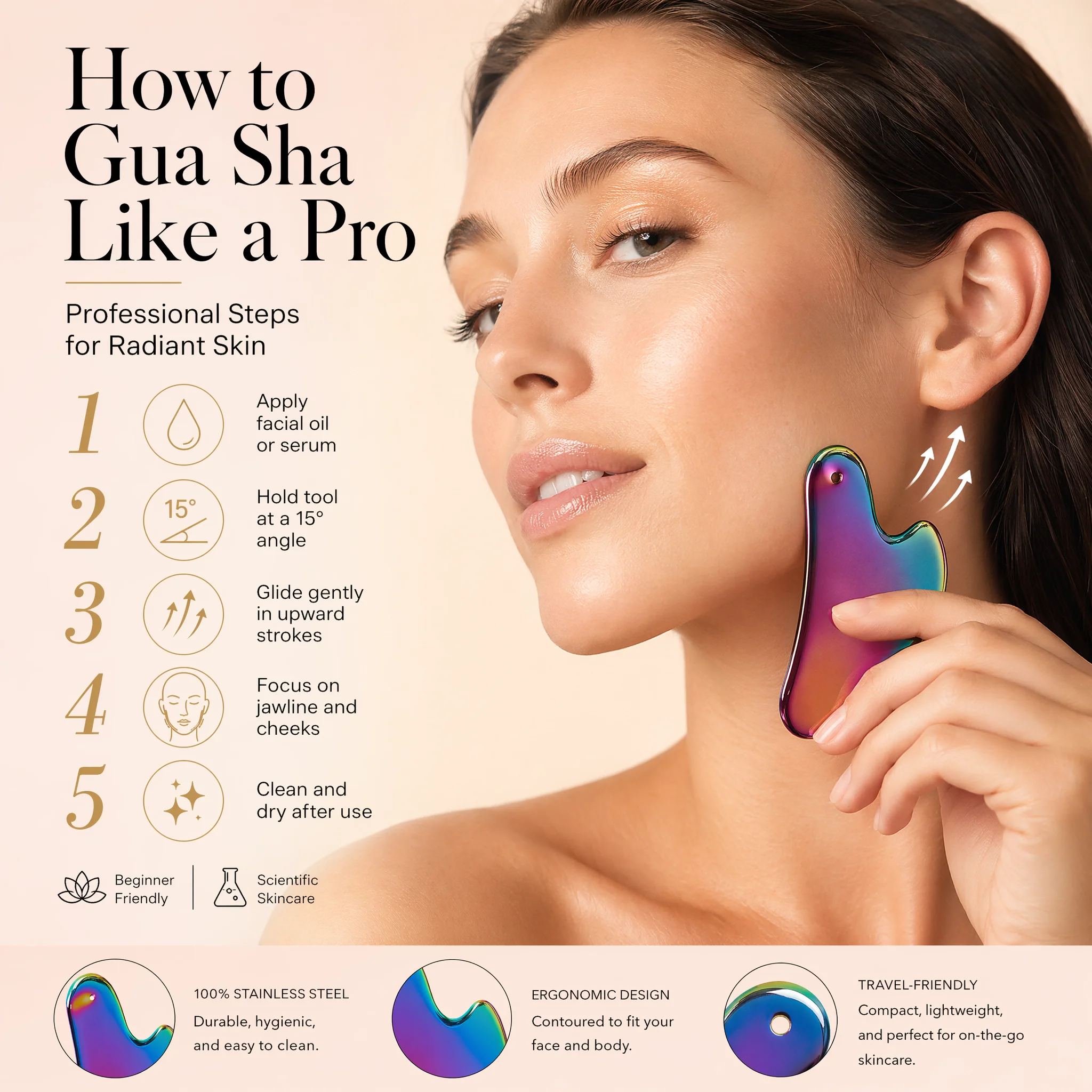 1 Pieza de Tabla Gua Sha de Ac - Spa Wellness Massage reseña y precio