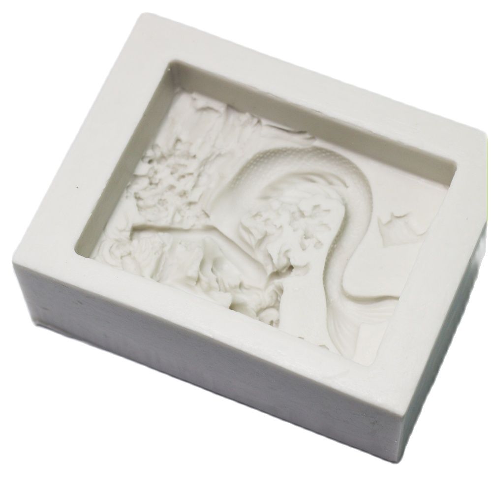 Moldes de silicona 2D de siren - Bath Bomb Mold reseña y precio