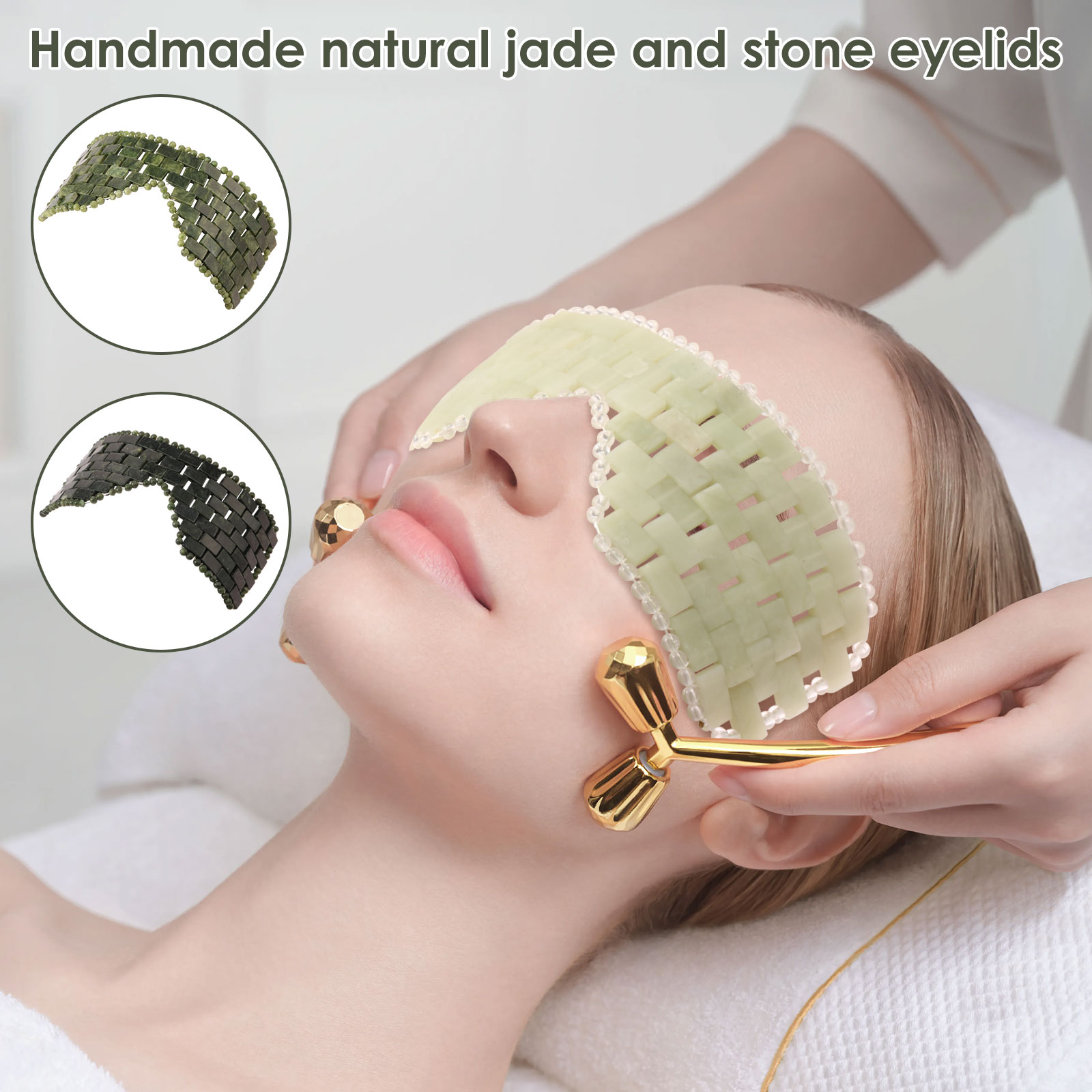 Máscara de ojos de Jade, másca - Spa Wellness Massage reseña y precio
