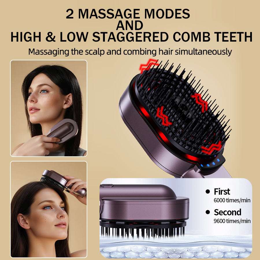 Peine de masaje 4 en 1, bomba  - Spa Wellness Massage reseña y precio